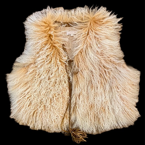 LaRok Jackets & Blazers - LAROK Mongolian Lamb Real Fur Vest